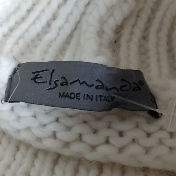 Elsamanda Wool Alpaca Blend Chunky Turtleneck Italy Small - Picture 4 of 6